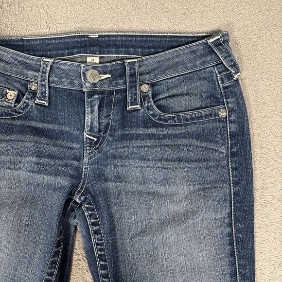 True Religion Jeans Women’s Size 28 Basic Skinny Medium Wash - Picture 7 of 16